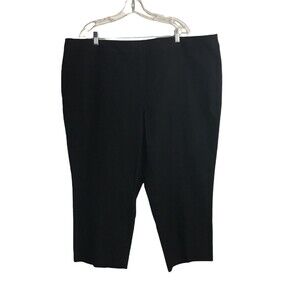 Alfani Black Capri Zip Pocket Plus Size 24W Casual Women